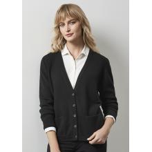 Womens Woolmix Cardigan - LC8008 Knitwear / Jerseys from Challenge Marketing NZ