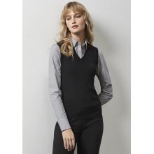 Womens V-Neck Knit Vest - LV3504 Knitwear / Jerseys from Challenge Marketing NZ