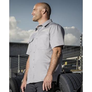  Light Weight Tradie Shirt Mens Short Sleeve - ZW120