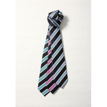 Mens Wide Contrast Stripe Tie - 99103
