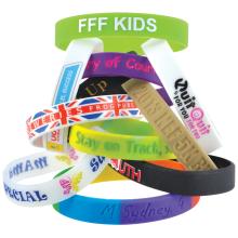 12mm Wide Silicone Wrist Band Wristbands from Challenge Marketing NZ