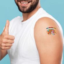 38 x 57mm  Classic Temporary Tattoos Promotion from Challenge Marketing NZ