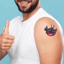 57 x 78mm Classic Temporary Tattoos Promotion from Challenge Marketing NZ