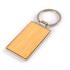 Rectangle Bamboo Zinc Keytag Key Rings from Challenge Marketing NZ