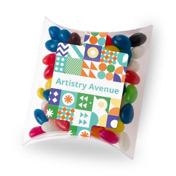 Assorted Colour Mini Jelly Beans in Pillow Pack