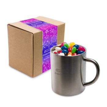 Assorted Colour Mini Jelly Beans in Java Mug