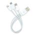 3 in 1 Combo USB Cable - Micro, 8 Pin, Type C USB Accessories & Cables from Challenge Marketing NZ