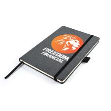 Astro Hard Cover Recycled Leather Notebook Notebooks from Challenge Marketing NZ