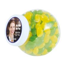 Corporate Colour Mini Jelly Beans in Container Jelly Beans from Challenge Marketing NZ