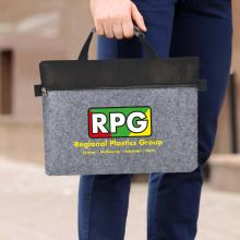 Montana RPET Felt Satchel Satchel Bags from Challenge Marketing NZ