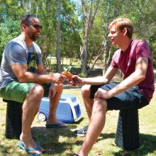 Pagoda Telescopic Stool Picnic & BBQ from Challenge Marketing NZ