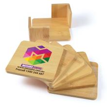 Tropic Bamboo Coasters Set of 6 Coasters from Challenge Marketing NZ