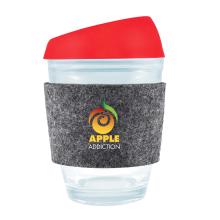 Vienna Coffee Cup / Silicone Lid / RPET Band Coffee Cups from Challenge Marketing NZ