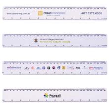 White 30cm Ruler Rulers from Challenge Marketing NZ