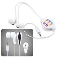 Zen Retractable Earbuds / Headphones Headphones from Challenge Marketing NZ